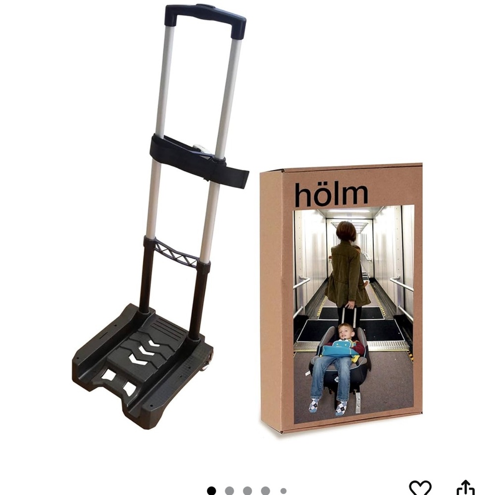 Hölm Folding Luggage Cart for car seat